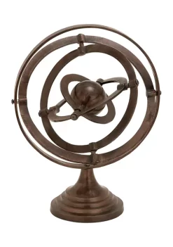 Best Pirce 🛒 Contemporary Aluminum Globe by Monroe Lane ⌛ -Monroe Lane Sales Belk 8526