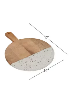 Deals ⌛ Coastal Mango Wood Cutting Board by Monroe Lane 😀 -Monroe Lane Sales Belk 8537