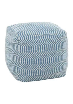 Promo 👏 Bohemian Fabric Pouf by Monroe Lane ✨ -Monroe Lane Sales Belk 8560