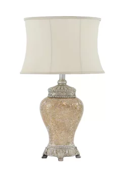 Promo ⭐ Glam Glass Table Lamp by Monroe Lane 🔔 -Monroe Lane Sales Belk 8588