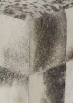 Budget 🧨 Contemporary Leather Stool by Monroe Lane 🔥 -Monroe Lane Sales Belk 8593