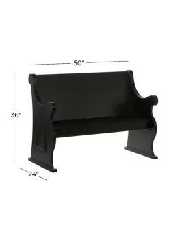 Best deal 💯 Farmhouse Wood Storage Bench by Monroe Lane 🧨 -Monroe Lane Sales Belk 8600