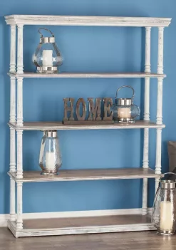 Deals โญ Farmhouse Wood Shelving Unit by Monroe Lane ๐