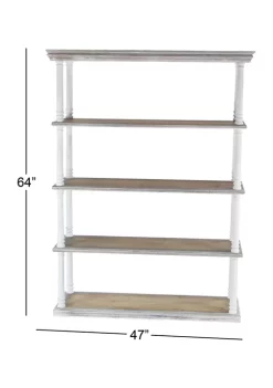 Deals ⭐ Farmhouse Wood Shelving Unit by Monroe Lane 🛒 -Monroe Lane Sales Belk 8614