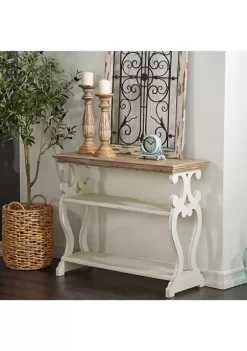 Cheap 🎉 Farmhouse Wood Console Table by Monroe Lane 😉 -Monroe Lane Sales Belk 8635