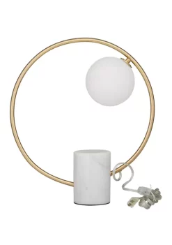 Promo 🛒 Contemporary Marble Table Lamp by Monroe Lane 😍 -Monroe Lane Sales Belk 8654