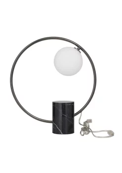 Promo 🛒 Contemporary Marble Table Lamp by Monroe Lane 😍 -Monroe Lane Sales Belk 8655