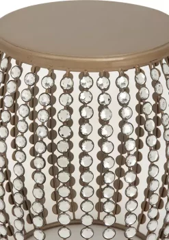 Budget 💯 Georgia Tech Yellow Jackets Glam Metal Accent Table by Monroe Lane 🛒 -Monroe Lane Sales Belk 8670