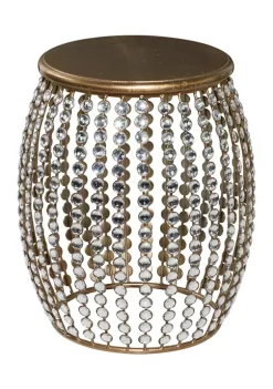 Budget 💯 Georgia Tech Yellow Jackets Glam Metal Accent Table by Monroe Lane 🛒 -Monroe Lane Sales Belk 8672