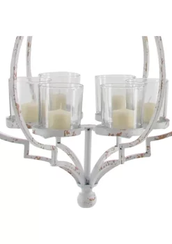 Cheap ⌛ Farmhouse Metal Candelabra by Monroe Lane ✨ -Monroe Lane Sales Belk 8699