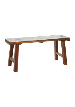 Coupon 🧨 Industrial Wood Bench by Monroe Lane 🤩 -Monroe Lane Sales Belk 8723