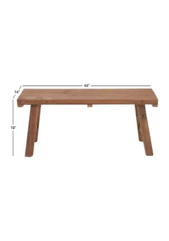 Coupon 🧨 Industrial Wood Bench by Monroe Lane 🤩 -Monroe Lane Sales Belk 8724