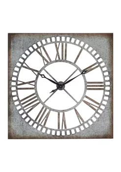 Best deal 💯 Farmhouse Metal Wall Clock by Monroe Lane 🤩