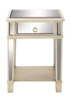 Cheapest 🥰 Glam Wood Accent Table by Monroe Lane 🎉 -Monroe Lane Sales Belk 8745
