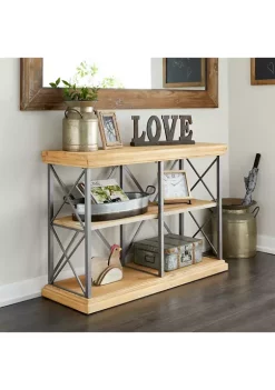 Deals ⌛ Industrial Wood Shelving Unit by Monroe Lane ✔️ -Monroe Lane Sales Belk 8762
