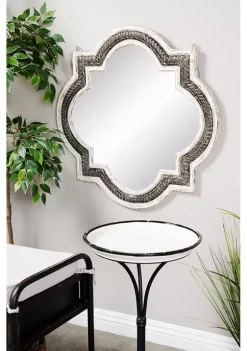 Best Sale 🔔 Farmhouse Wood Wall Mirror by Monroe Lane 🤩 -Monroe Lane Sales Belk 8770