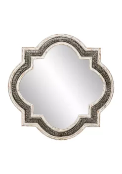 Best Sale 🔔 Farmhouse Wood Wall Mirror by Monroe Lane 🤩 -Monroe Lane Sales Belk 8773