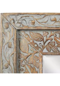 Hot Sale 😉 Vintage Wood Wall Mirror by Monroe Lane 🥰 -Monroe Lane Sales Belk 8777