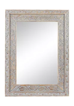 Hot Sale 😉 Vintage Wood Wall Mirror by Monroe Lane 🥰 -Monroe Lane Sales Belk 8780