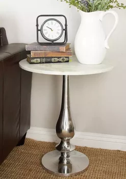 Cheapest π€© Utah Jazz Seattle Seahawks Toronto Blue Jays Eastern Kentucky Colonels Traditional Marble Accent Table by Monroe Lane β€οΈ