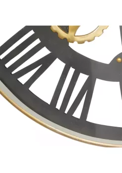 Best reviews of 🛒 Industrial Stainless Steel Wall Clock by Monroe Lane 🔥 -Monroe Lane Sales Belk 8821