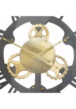 Best reviews of 🛒 Industrial Stainless Steel Wall Clock by Monroe Lane 🔥 -Monroe Lane Sales Belk 8822