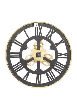 Best reviews of 🛒 Industrial Stainless Steel Wall Clock by Monroe Lane 🔥 -Monroe Lane Sales Belk 8824