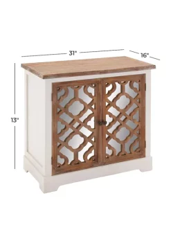 Coupon 🎁 Farmhouse Wood Cabinet by Monroe Lane ⭐ -Monroe Lane Sales Belk 8871