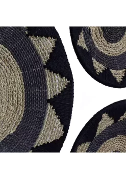 Best deal 🤩 Bohemian Cotton Wall Decor - Set of 3 by Monroe Lane ⭐ -Monroe Lane Sales Belk 8923