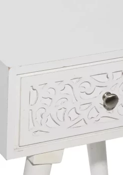 Deals 😀 Farmhouse Mango Wood Accent Table by Monroe Lane 🔔 -Monroe Lane Sales Belk 8947