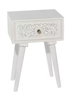 Deals 😀 Farmhouse Mango Wood Accent Table by Monroe Lane 🔔 -Monroe Lane Sales Belk 8950