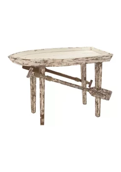 Cheapest π₯° Coastal Wood Accent Table by Monroe Lane βοΈ