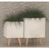 Wholesale 🤩 Contemporary Fiberclay Planter - Set of 2 by Monroe Lane 💯