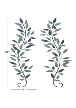 Flash Sale 👏 Traditional Metal Wall Decor - Set of 2 by Monroe Lane 🎉 -Monroe Lane Sales Belk 8967