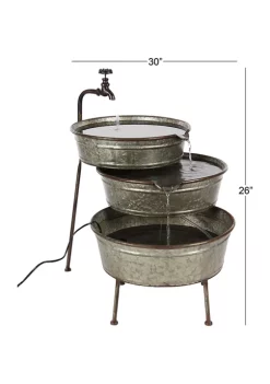 Deals ⌛ Farmhouse Metal Fountain by Monroe Lane 💯 -Monroe Lane Sales Belk 8997