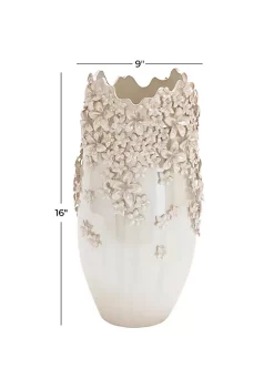 Deals 👍 Farmhouse Ceramic Vase by Monroe Lane 🌟 -Monroe Lane Sales Belk 9