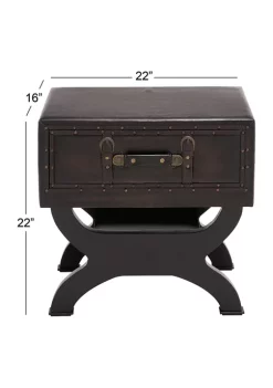 Hot Sale ❤️ Traditional Wood Accent Table by Monroe Lane 🔥 -Monroe Lane Sales Belk 9009
