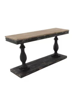 Best reviews of 😀 Vintage Wood Console Table by Monroe Lane 🎉 -Monroe Lane Sales Belk 9021