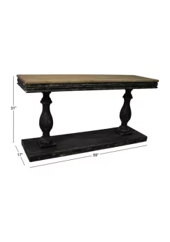 Best reviews of 😀 Vintage Wood Console Table by Monroe Lane 🎉 -Monroe Lane Sales Belk 9022