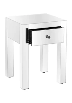 Outlet 👏 Glam Wood Accent Table by Monroe Lane 🔔 -Monroe Lane Sales Belk 9056