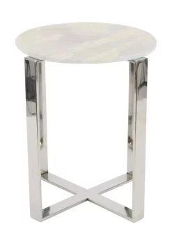 Deals 🌟 Modern Marble Accent Table by Monroe Lane ❤️ -Monroe Lane Sales Belk 9068