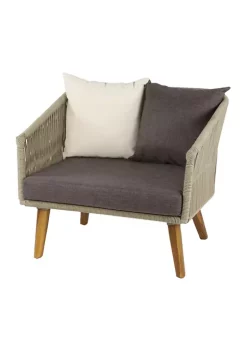 Discount 🥰 Modern Wood Outdoor Chair - Set of 2 by Monroe Lane 🥰