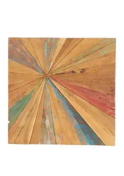 Deals β Rustic Teak Wood Wall Decor by Monroe Lane βοΈ