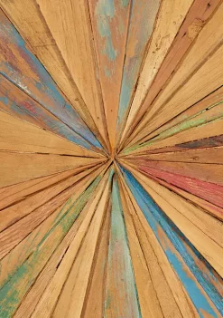 Deals ⭐ Rustic Teak Wood Wall Decor by Monroe Lane ✔️ -Monroe Lane Sales Belk 9078