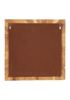 Deals ⭐ Rustic Teak Wood Wall Decor by Monroe Lane ✔️ -Monroe Lane Sales Belk 9081