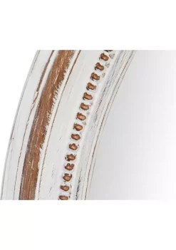 Flash Sale 🎉 Coastal Wood Wall Mirror by Monroe Lane 😍 -Monroe Lane Sales Belk 9085