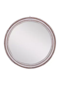 Flash Sale 🎉 Coastal Wood Wall Mirror by Monroe Lane 😍 -Monroe Lane Sales Belk 9088