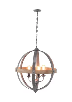 Coupon ๐ Industrial Metal Chandelier by Monroe Lane โญ