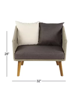 Discount 🥰 Modern Wood Outdoor Chair - Set of 2 by Monroe Lane 🥰 -Monroe Lane Sales Belk 910