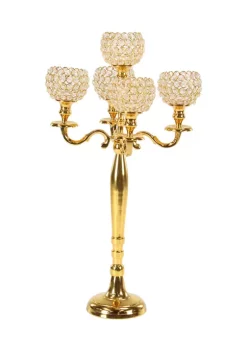 Coupon π Glam Aluminum Candelabra by Monroe Lane π§¨